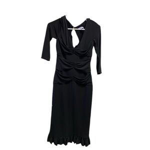 Vera Wang black cocktail dress size small